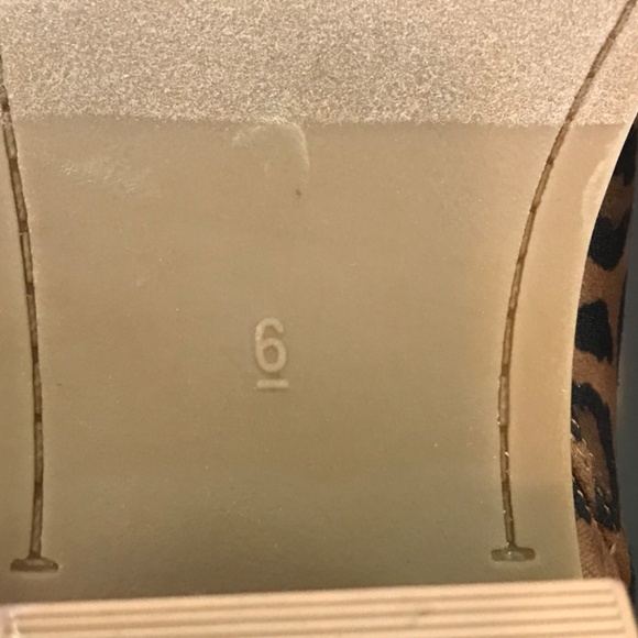 OLD NAVY Leopard Ankle Boots Low Block Heel Booties NWOT Women’s Size 6 - Picture 14 of 16